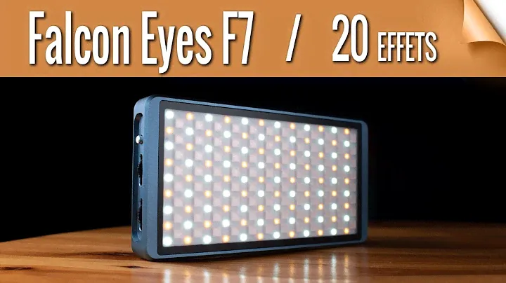 Test Falcon Eyes F7 - 20 EFFETS de lumière !!