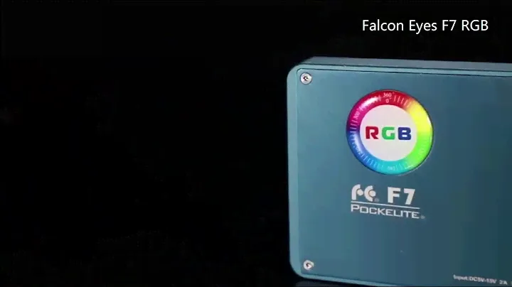 Falcon Eyes F7 RGB LED Video Light Pocket DSLR Camera Light
