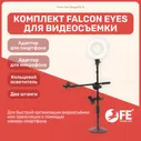 Набор с кольцевой лампой и штативом Falcon Eyes BloggerKit 16 для видеосъемки со штативом и креплением для микрофона, селфи лампа для фото для телефона, смартфона